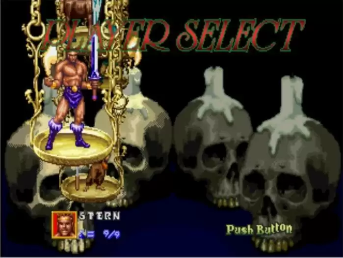 街机游戏 战斧后传美版