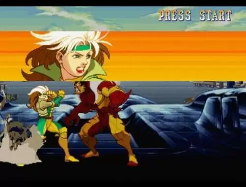 街机游戏 X战警对街霸