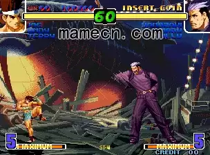 街机游戏 拳皇10周年 所有队伍的战斗 额外加强版