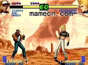 街机游戏 拳皇10周年 所有队伍的战斗 2005 独特版