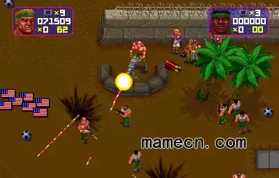 街机游戏 黑珍珠部队 Total Carnage