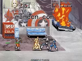 街机游戏 上尉密令 美国队长日版Rev02