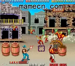 街机游戏 热血兄弟 西部牛仔射击版