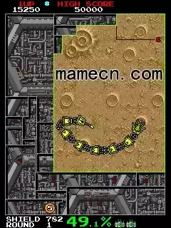 街机游戏 划线描框 volfied