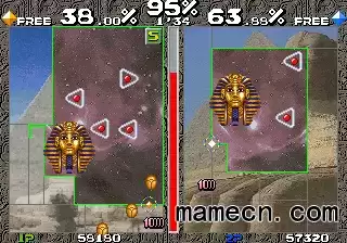 街机游戏 划线描框 Twin Qix