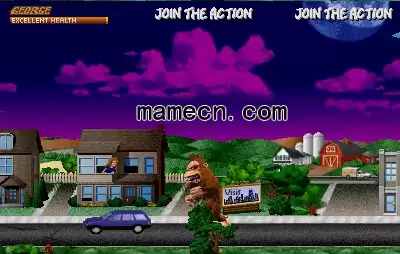 街机游戏 Rampage World Tour