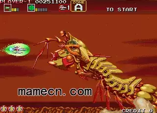 街机游戏 太空战机外传 银鹰日版