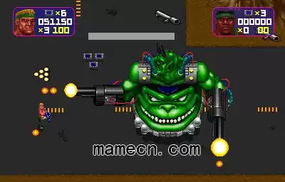 街机游戏 Total Carnage黑珍珠部队