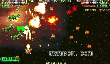 街机游戏 火烈巨阵 超固体射击 日版