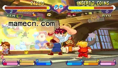 街机游戏 超级口袋战士 街霸卡通版 街头霸王卡通版