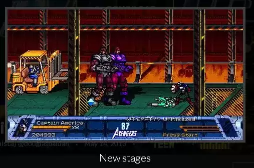 [街机同人OpenBOR]漫威英雄大作战游戏