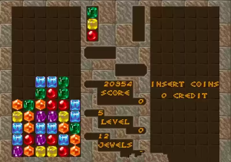 街机形体方块Columns美版