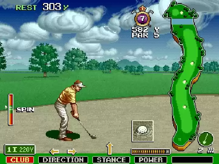 街机主题高尔夫Major Title日版