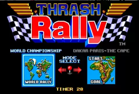 街机拉力赛车游戏