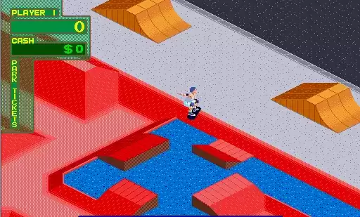 街机游戏720度滑板