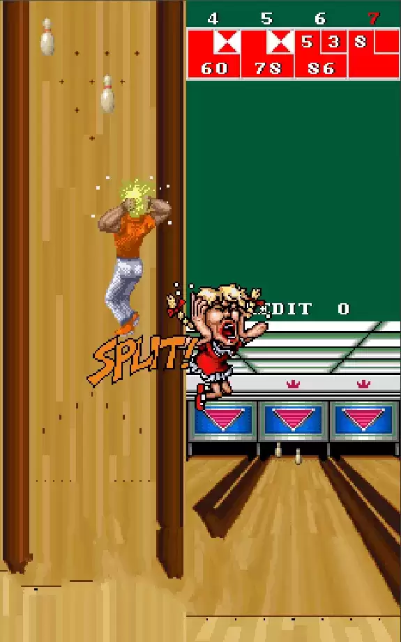 街机游戏冠军保龄球选手