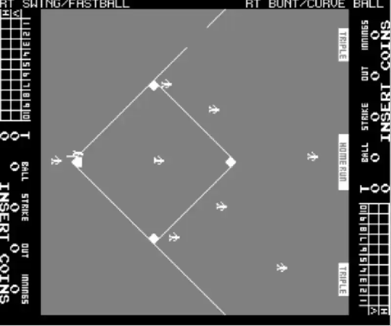街机游戏雅达利棒球一代