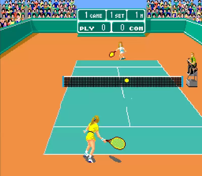 街机游戏网球40:0