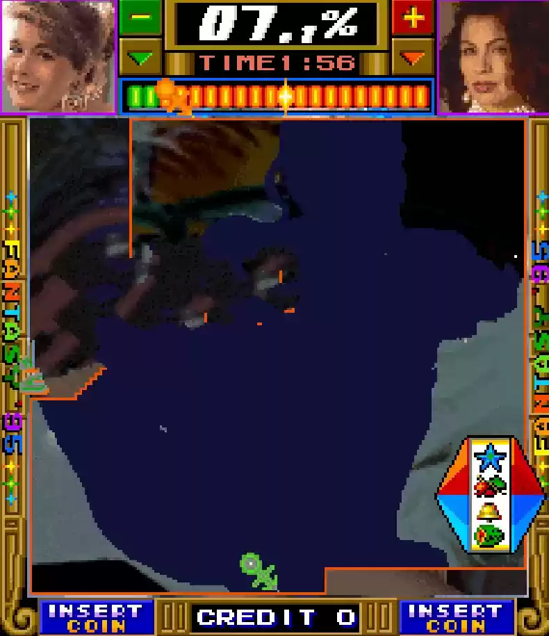 街机游戏划线美女幻想曲95