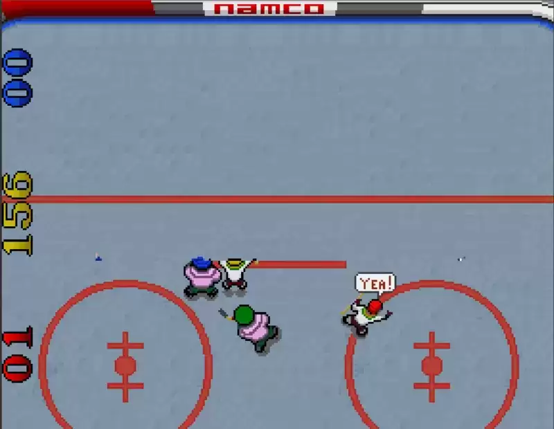 街机游戏面对面曲棍球大赛