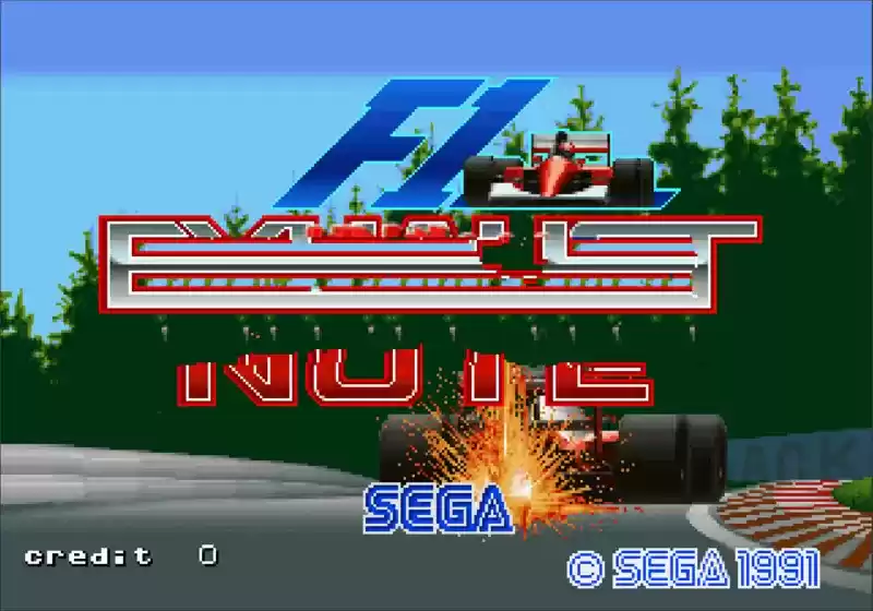 街机游戏F1全力冲刺