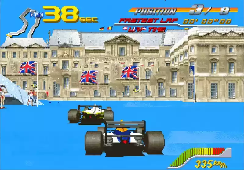 街机游戏F1超级赛车大战