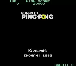 街机乒乓球大战