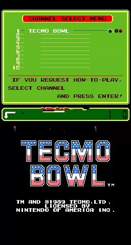 10】街机Tecmo橄榄球大赛PlayChoice-10