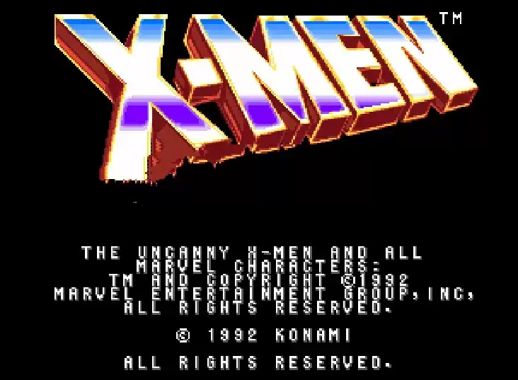 X-Men】街机游戏X战警-X-Men