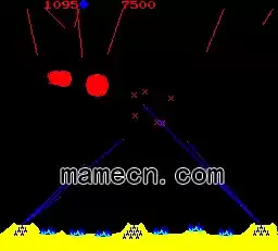 街机导弹指令游戏