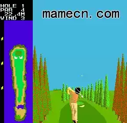 街机游戏 高尔夫球公开赛 最后圆心