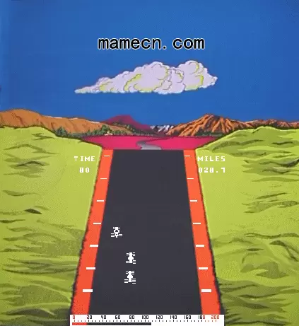 街机雷诺车赛游戏