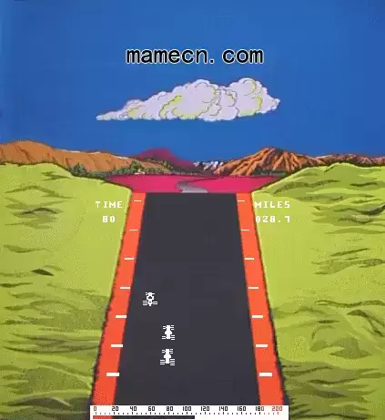 街机雷诺车赛游戏