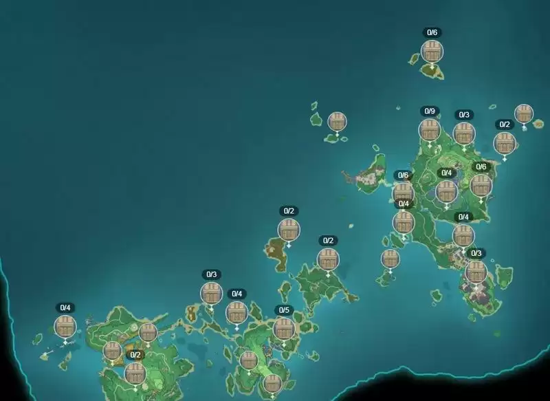 原神稻妻地图宝箱位置大全 稻妻194个宝箱分布位置图文一览图片11