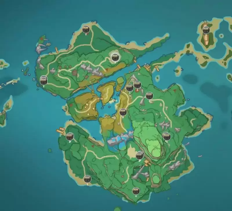 原神稻妻地图宝箱位置大全 稻妻194个宝箱分布位置图文一览图片17