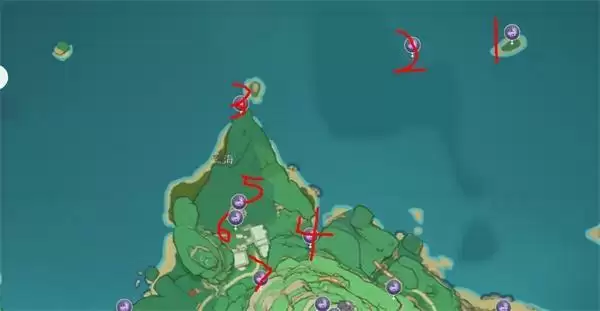 《原神》荒海雷神瞳位置一览 《原神》荒海雷神瞳位置一览