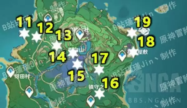 《原神》鸣神岛雷神瞳位置大全