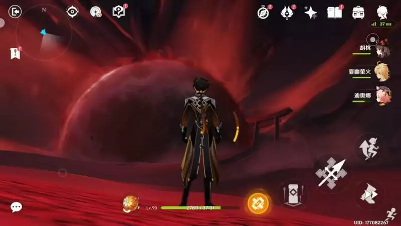 《原神》雷神秘境空气墙外建模介绍