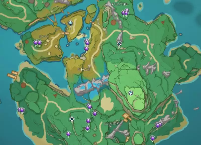 《原神》紫晶块分布位置一览