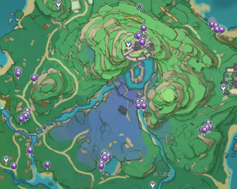 《原神》紫晶块分布位置一览
