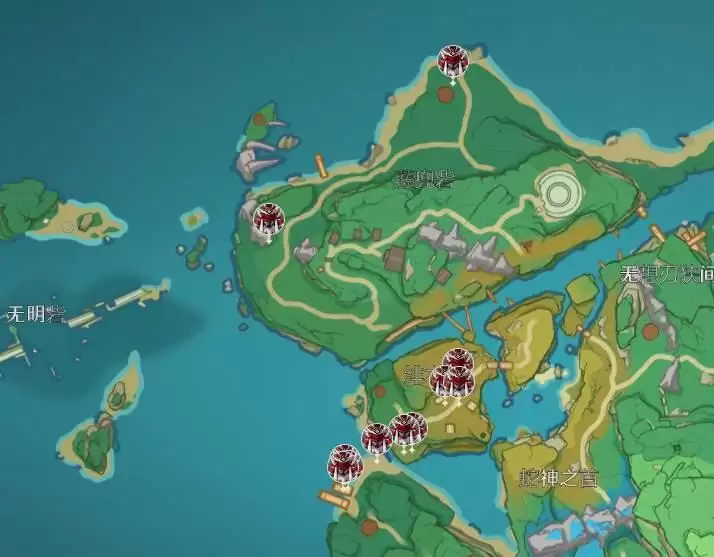 《原神》野伏众分布位置