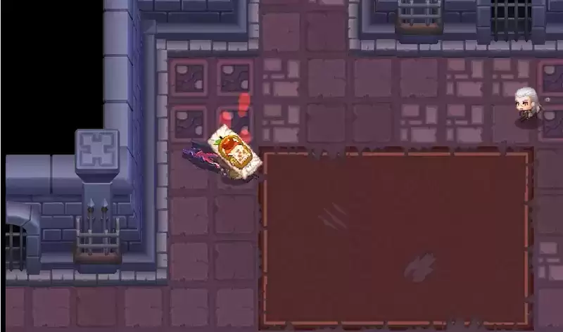 《坎公骑冠剑》问号纸袋面具脚印位置