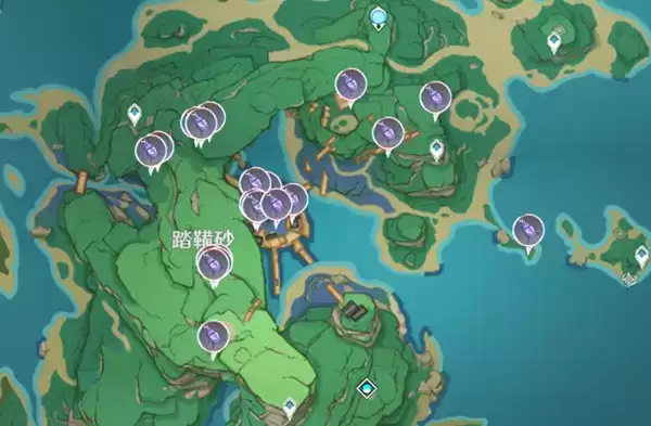 《原神》稻妻鬼兜虫分布位置分享 《原神》鬼兜虫采集路线推荐