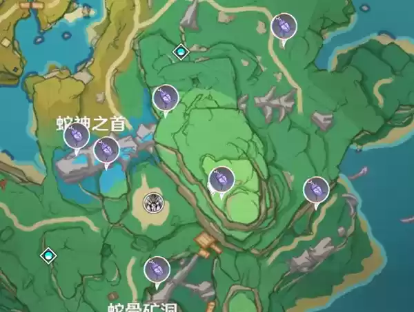 《原神》稻妻鬼兜虫分布位置分享 《原神》鬼兜虫采集路线推荐