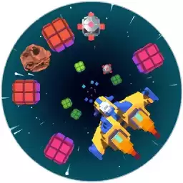 像素宇宙飞船游戏