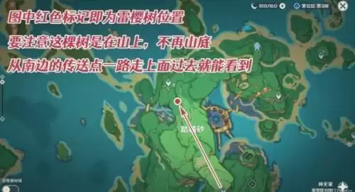 原神稻妻医樱任务完成攻略 原神稻妻雷樱树位置介绍