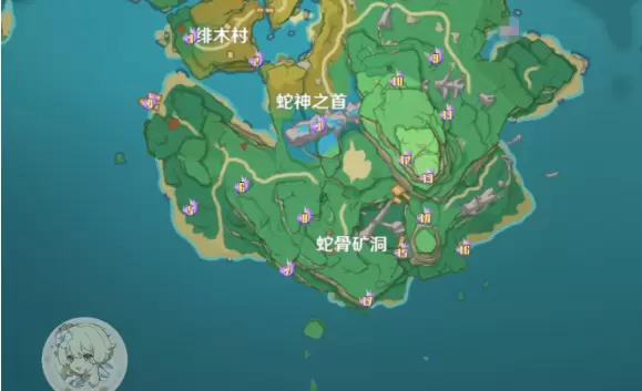 《原神》蛇神之首雷神瞳位置大全
