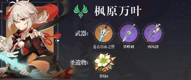 《原神》神里绫华队伍搭配推荐