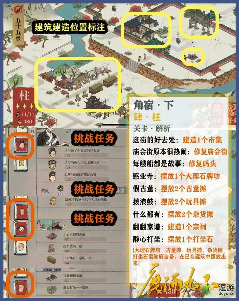 江南百景图鸡鸣山角宿下详细玩法攻略