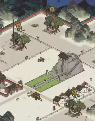 《江南百景图》西面三桃花怎么摆